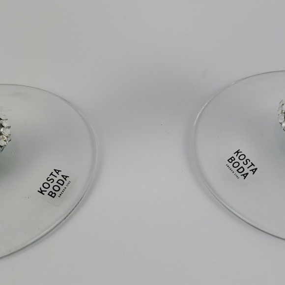 Kosta Boda Bride/Groom Crystal Set of 2 Flutes - Picture 3 of 8
